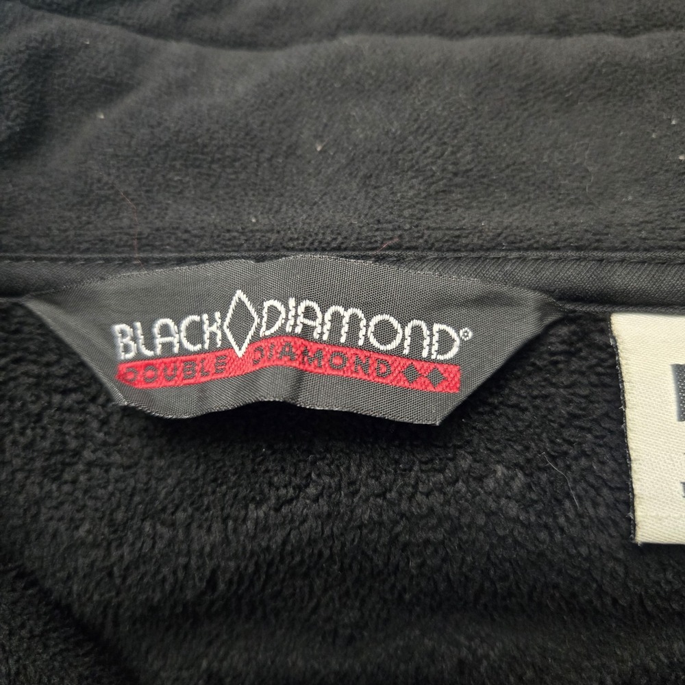 Black Diamond Jacket Double Diamond Men's XL Softshell Full Zip Fleece Lined‎ - Picture 7 of 13